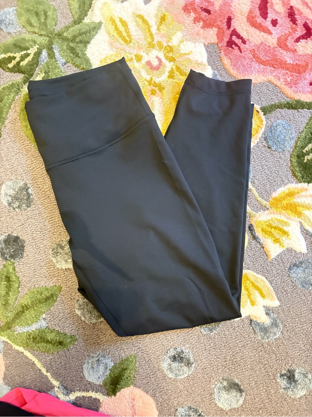 Lululemon black size 12 align leggings worn twice.